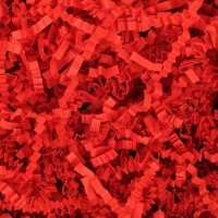 Наполнитель бумажный, красный-коралловый, 50 г