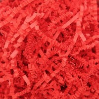 Наполнитель бумажный, красный-коралловый, 50 г
