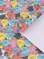 Бумага упаковочная крафтовая «Мишки», 1 лист, 70×100 см