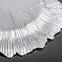 Тарелка подстановочная Magistro «Сияние», d=33 см, цвет бордовый