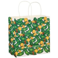 Пакет подарочный, 22×22×11 см, крафт, упаковка, Малыш и Карлсон