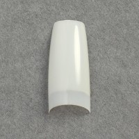 Типсы для ногтей, 100 шт, форма квадрат, короткая контактная зона, цвет бежевый