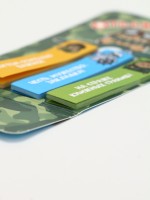 Подарочный набор, мини ручка, стикеры-закладки 20 л. «Отважные коты»