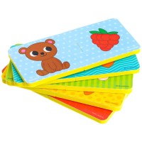 Мягкий пазл для малышей Крошка Я «Кто что ест?», 5 пазлов, от 1 года