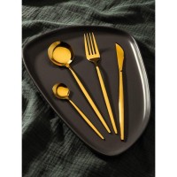 Набор столовых приборов Magistro «Блинк», 4 предмета, цвет серебряный