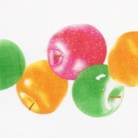 Тюль "Этель"Яблоневый сад б/ утяжелителя, ширина 280 см, высота 270 см