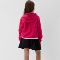 Толстовка (худи) детская MINAKU: Exclusive print, цвет фуксия, рост 134 см