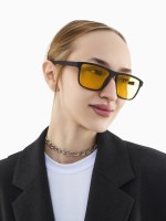 Очки солнцезащитные, uv 400, ширина 14.7 см, дужка 14.5 см, линза 5.2×4.1 см