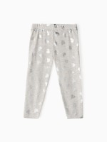 Лосины Крошка Я «Сердце», рост 68-74 см, серые