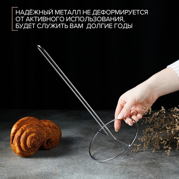 Держатель для бумажных полотенец настольный Доляна, 13.5×13.5×28 см, хромированный