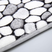 Коврики для ванной и туалета Доляна «Галька», 2 шт., 40×49 см, 50×80 см