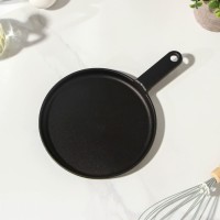 Сковорода блинная «Круг», d=21,7 см, чугунная ручка