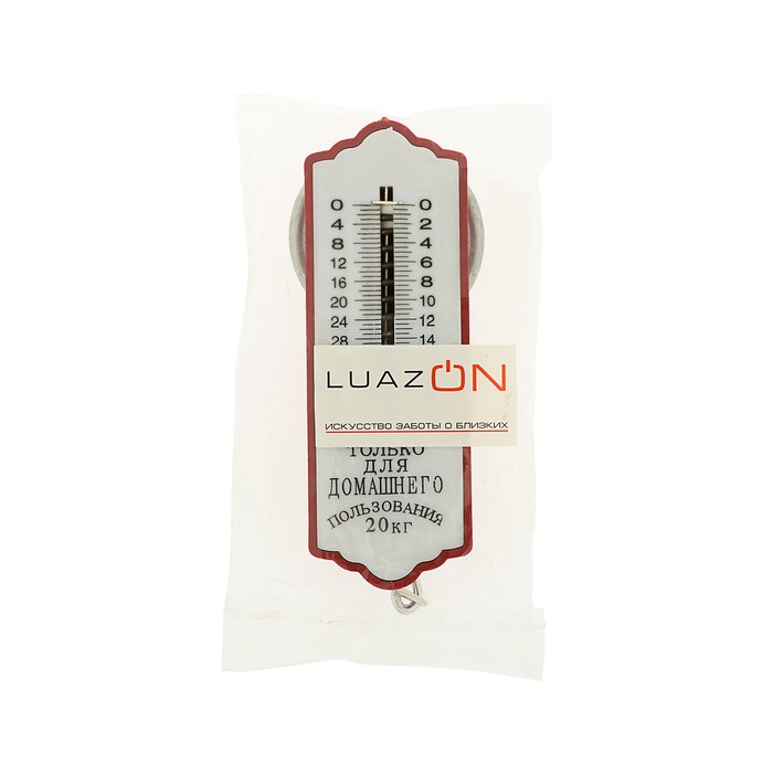 Безмен Luazon, механический, до 20 кг, цена деления 500 г, МИКС