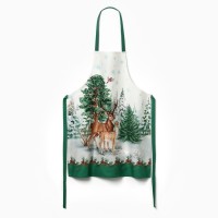 Новогодний подарочный набор "Этель" Новогодний лес,фартук,прихватка