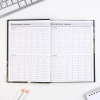 Подарочный набор «Золотой учитель», ежедневник А5 160 листов, планер 50 листов и ручка пластик