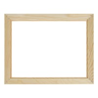Рама для картин (зеркал) 30 х 40 см, профиль 37 х 18 мм, Emma, неокрашенное дерево (подходит для декорирования)