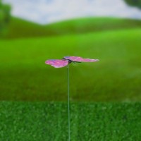 Штекер декоративный для комнатных растений "Бабочка" 5х7см, 30см МИКС