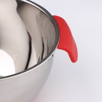 Миска, 2,5 л, с противоскользящим дном и мерной шкалой, силиконовая ручка