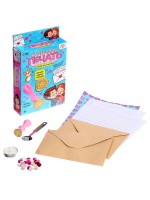 Набор для опытов для детей «Сургучная печать. Я тебя люблю», штамп, сургуч, конверт для письма