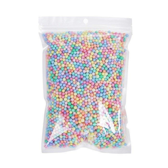 Наполнитель для шаров и слаймов «Пенопласт», 0,3 см, 20 г, МИКС