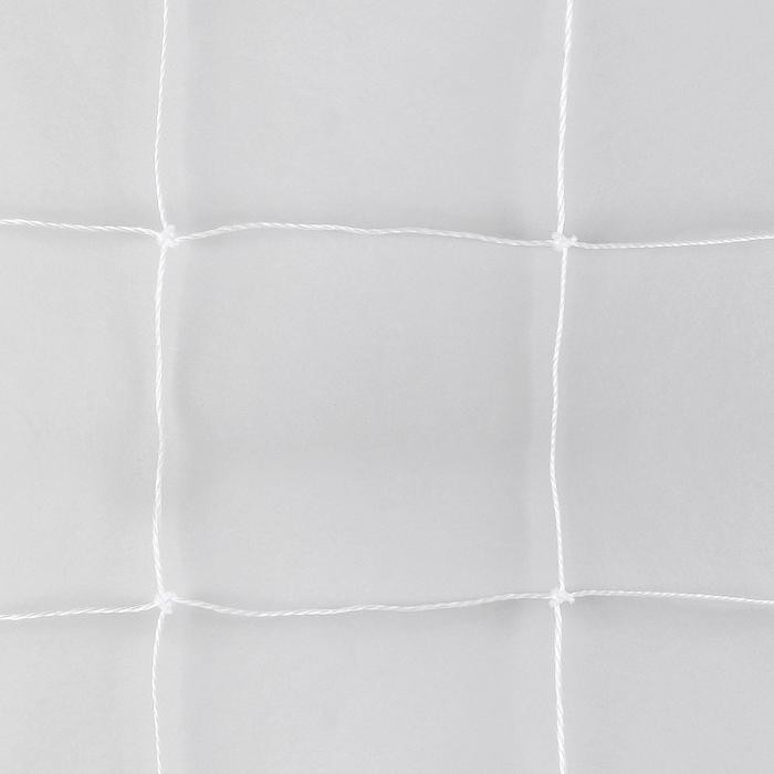Сетка футбольная белая, 7,5 х 2,5 м, нить 2 мм, комплект 2 сетки