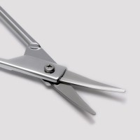 Ножницы маникюрные, для кутикулы, загнутые, 8,5 см, цвет серебристый