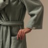 Халат махровый женский SL HOME: Basic "Аззура", размер S, 100% хлопок, 420 г/м2