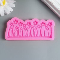 Молд силикон "Цветочная полянка" 10х4,5х1 см