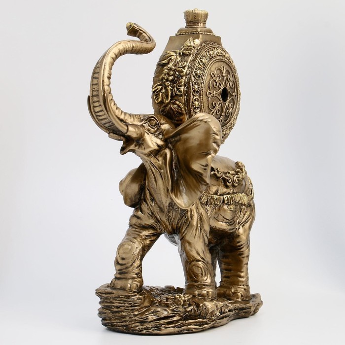 Часы настольные интерьерные каминные "Слон", 35 х 22 х 10 см