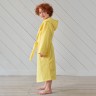 Халат махровый детский Экономь и Я, р-р 28, цвет светло-жёлтый, 100% хлопок 320 г/м²