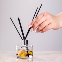 Набор фибровых палочек для ароматического диффузора, 25×0.3 см, 10 штук, черный