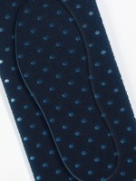 Стельки для обуви, дышащие, для вырезания, в рулоне, 150×9 см, чёрный/голубой