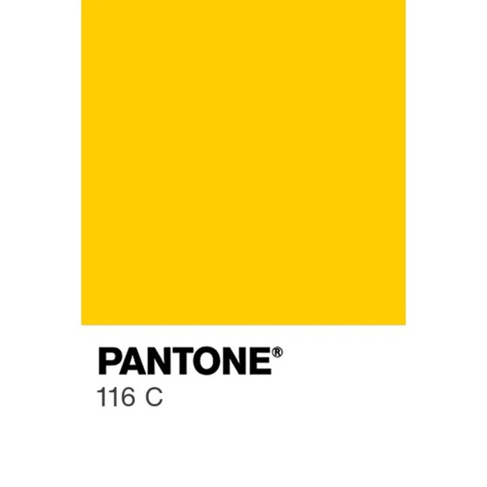 Краска акриловая матовая в тубе 75 мл CALLIGRATA, КМ014, жёлтая средняя, пантон 116С