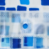 Штора для ванной Доляна «Плитка», 180×180 см, ПВХ