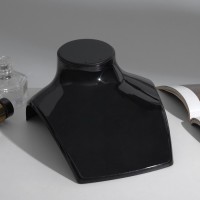 Бюст для украшений QF, 19.5×9.8×16 см, чёрный