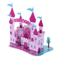 3D Конструктор из пенокартона «Волшебный замок», 21 деталь