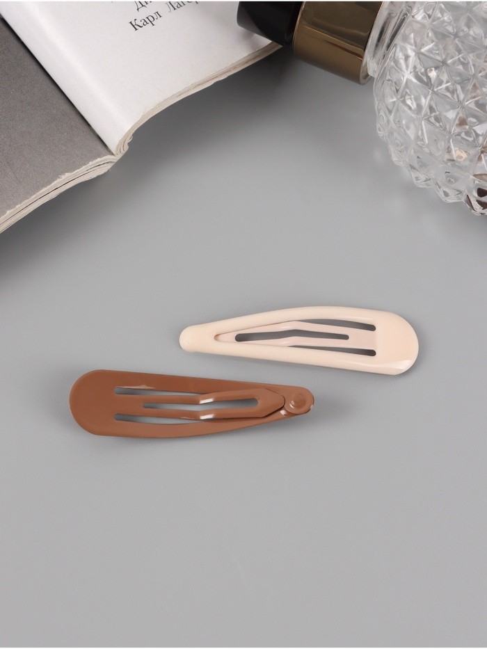 Невидимка для волос «Стиль», набор 12 шт., грация, 5 см, МИКС