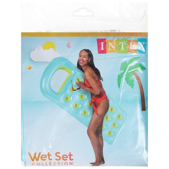 Матрас для плавания «Расплавленный лёд», 188 х 71 см, цвета МИКС, 59895NP INTEX