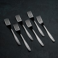 Вилка детская столовая «Непоседа», h=18 см, цвет серебряный