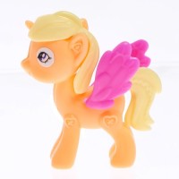 Пластмассовый конструктор «Сказочная лошадка», 5 деталей, наклейки, цвета МИКС