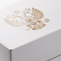 Коробка складная «Россия», УФ-лак, 30,7 × 22 × 9,5 см