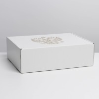 Коробка складная «Россия», УФ-лак, 30,7 × 22 × 9,5 см