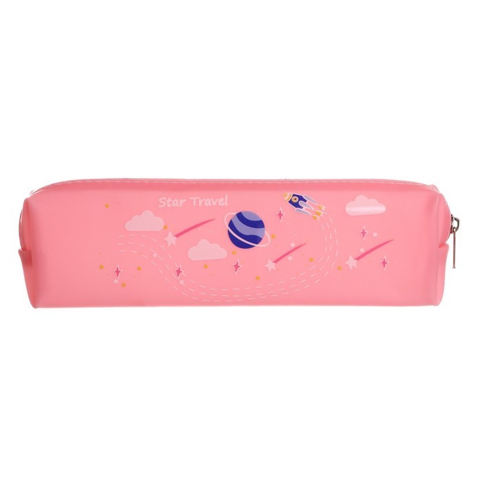 Пенал школьный на молнии "Космос", МИКС Пенал школьный на молнии "Космос", МИКС