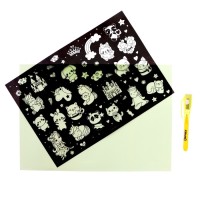 Набор для творчества «Рисунки светом» на магнитной основе, зверята