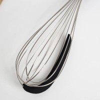 Венчик со скребком Доляна, 31 см, цвет МИКС