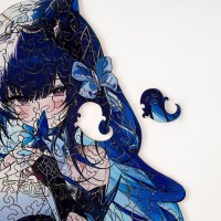 Пазлы фигурные «Аниме девушка», 155 деталей