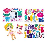 Магнитный набор «Малышка с питомцем», в коробке