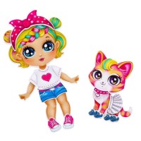 Магнитный набор «Малышка с питомцем», в коробке