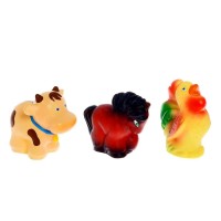 Набор резиновых игрушек «Деревенские животные»