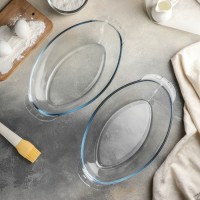 Утятница овальная, 2,85 л, с крышкой-формой для запекания, 2,85 л